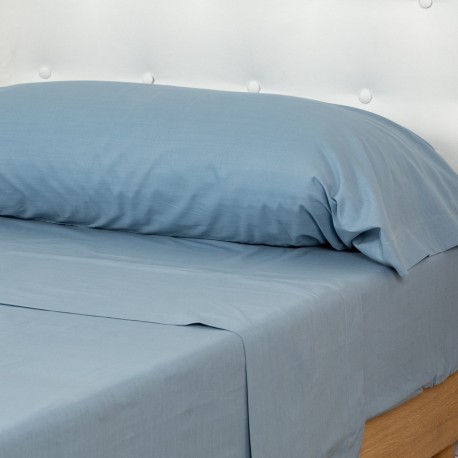 Set di lenzuola cotone tinta unita