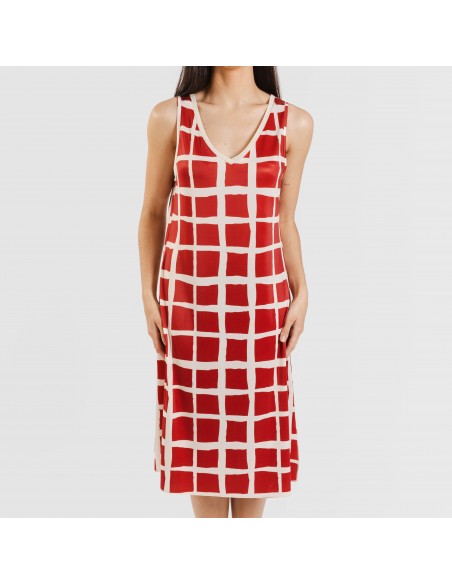 Vestito midi canotta soft Naroa rame Vestito midi canotta soft Naroa rame