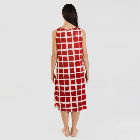 Vestito midi canotta soft Naroa rame