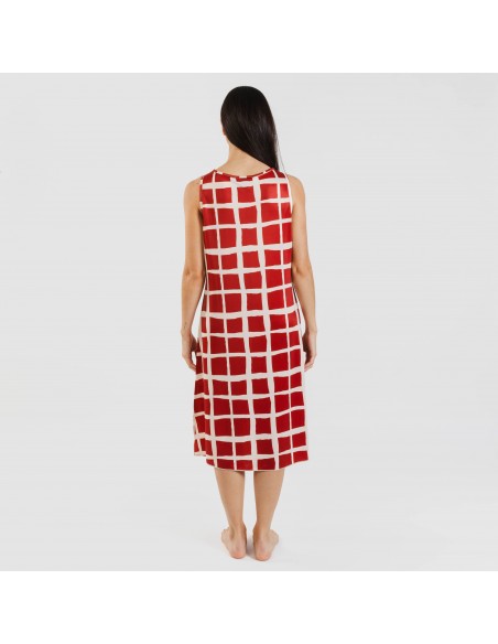 Vestito midi canotta soft Naroa rame Vestito midi canotta soft Naroa rame