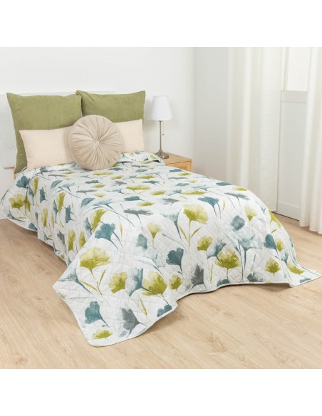 Copriletto bouti Nina verde