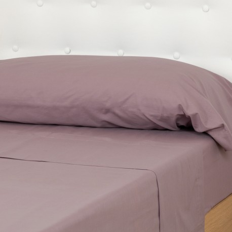 Set di lenzuola cotone tinta unita