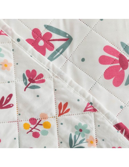 Copriletto bouti Clara rosa