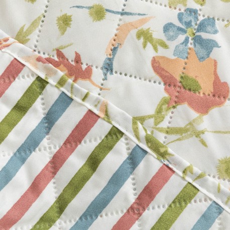 Copriletto bouti Ñoke malva rosa