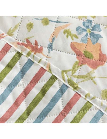 Copriletto bouti Ñoke malva rosa Copriletto bouti Ñoke malva rosa