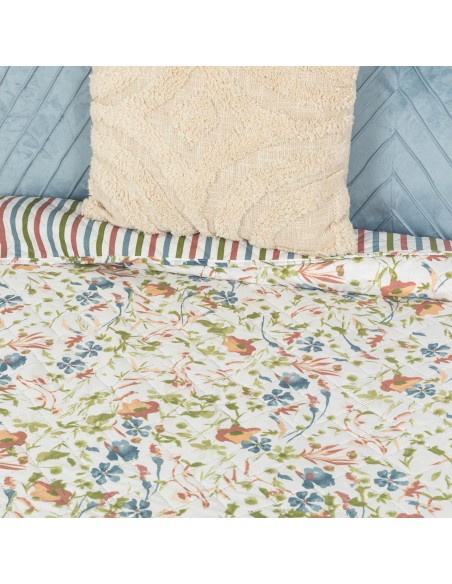 Copriletto bouti Ñoke malva rosa Copriletto bouti Ñoke malva rosa