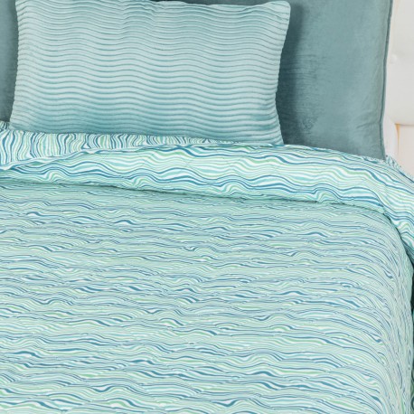 Copriletto bouti Ola verde