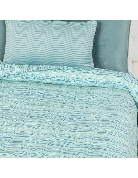 Copriletto bouti Ola verde