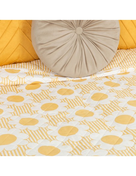 Copriletto bouti Gracy senape Copriletto bouti Gracy senape
