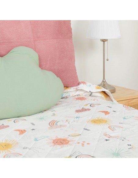 Copriletto bouti Vilena senape