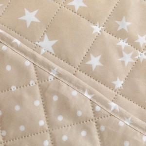 Copriletto bouti Universo beige 2