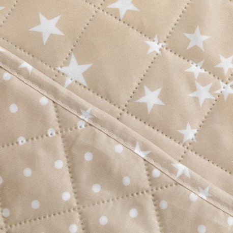 Copriletto bouti Universo beige