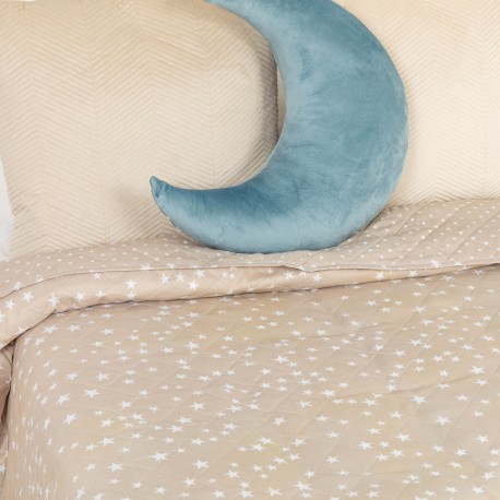 Copriletto bouti Universo beige