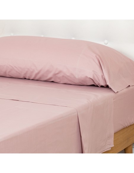Set di lenzuola percalle tinta unita Set di lenzuola percalle tinta unita