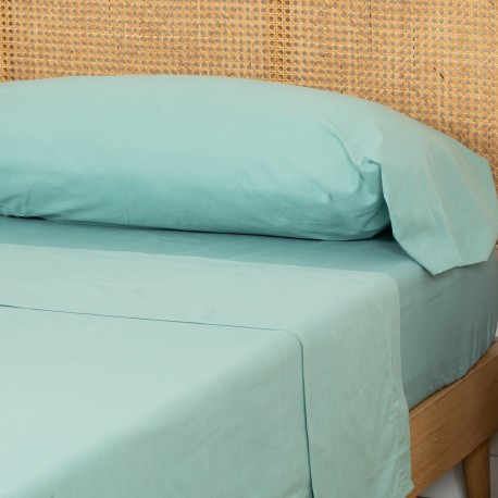 Set di lenzuola percalle tinta unita