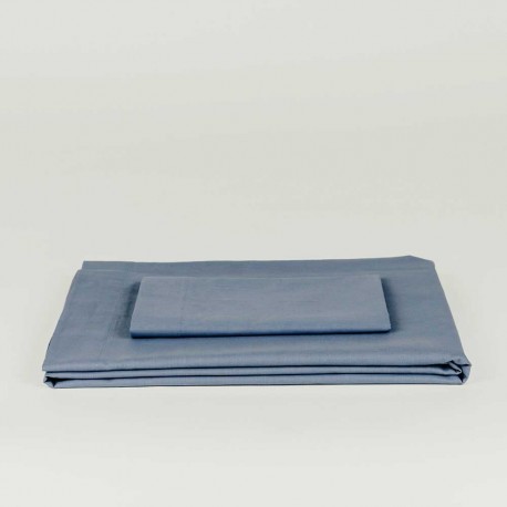 Set di lenzuola percalle tinta unita