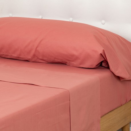 Set di lenzuola percalle tinta unita