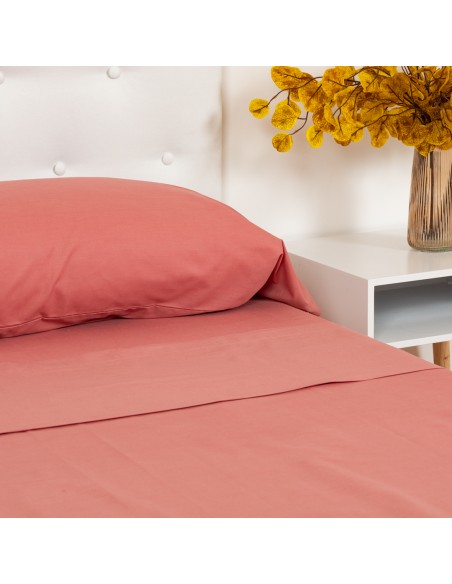 Set di lenzuola percalle tinta unita Set di lenzuola percalle tinta unita