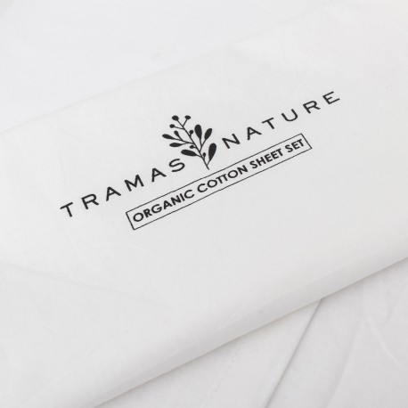 Set di lenzuola in cotone organico tinta unita
