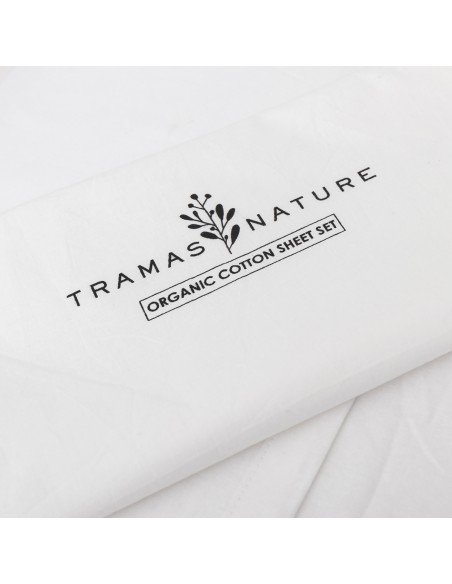 Set di lenzuola in cotone organico tinta unita