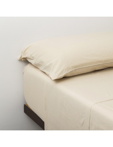 Set di lenzuola in cotone organico tinta unita