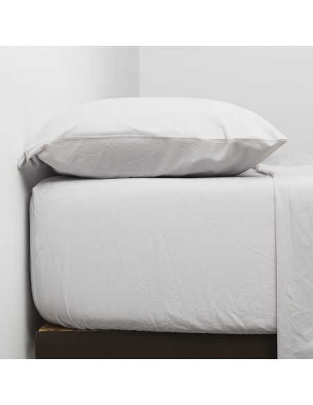 Set di lenzuola in cotone organico tinta unita