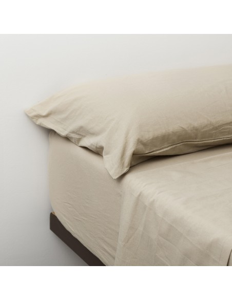 Set di lenzuola in cotone organico tinta unita
