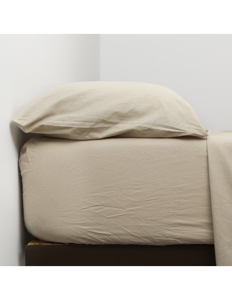Set di lenzuola in cotone organico tinta unita