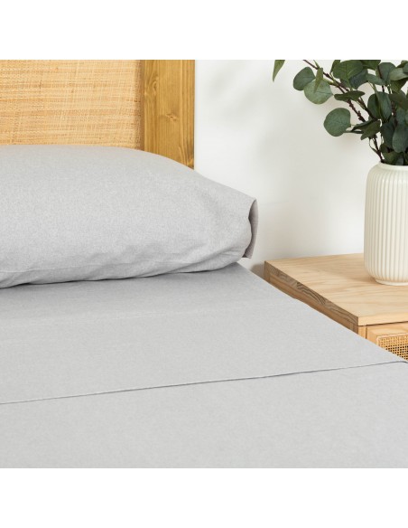 Set di lenzuola flanella tinta unita