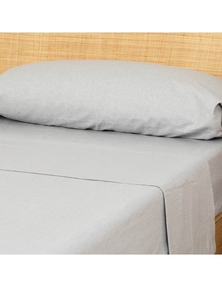 Set di lenzuola flanella tinta unita