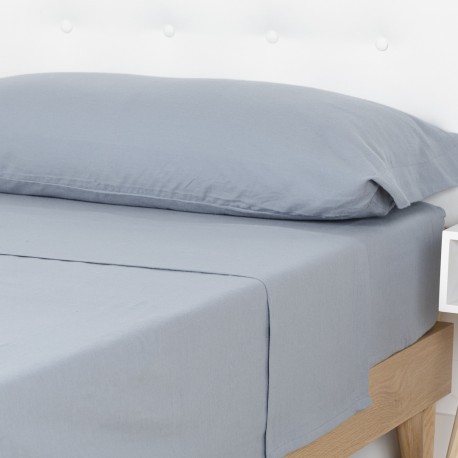 Set di lenzuola flanella tinta unita