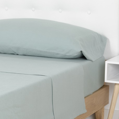 Set di lenzuola flanella tinta unita