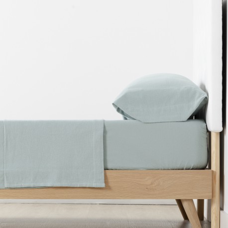 Set di lenzuola flanella tinta unita