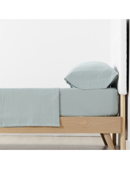 Set di lenzuola flanella tinta unita