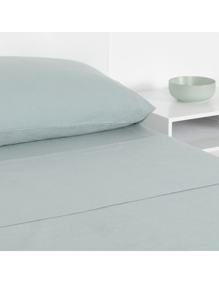 Set di lenzuola flanella tinta unita
