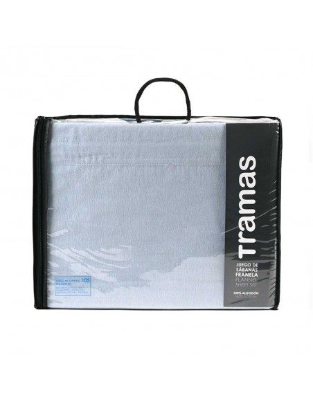 Set di lenzuola flanella tinta unita