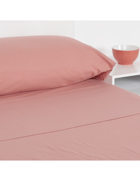 Set di lenzuola flanella tinta unita