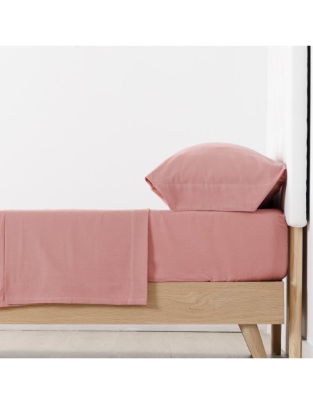 Set di lenzuola flanella tinta unita