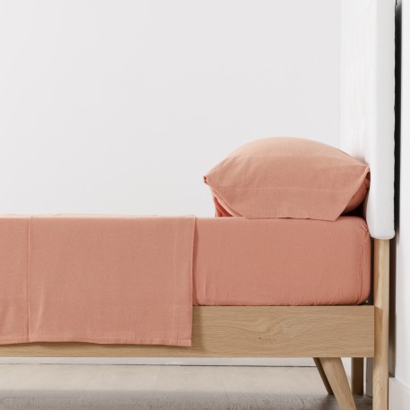 Set di lenzuola flanella tinta unita