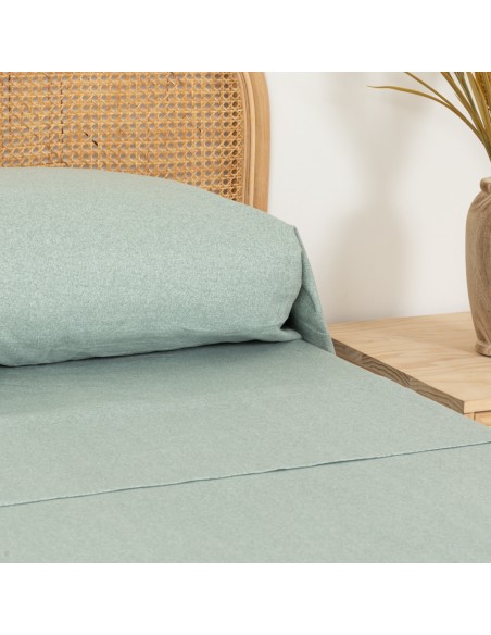 Set di lenzuola flanella tinta unita