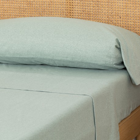Set di lenzuola flanella tinta unita