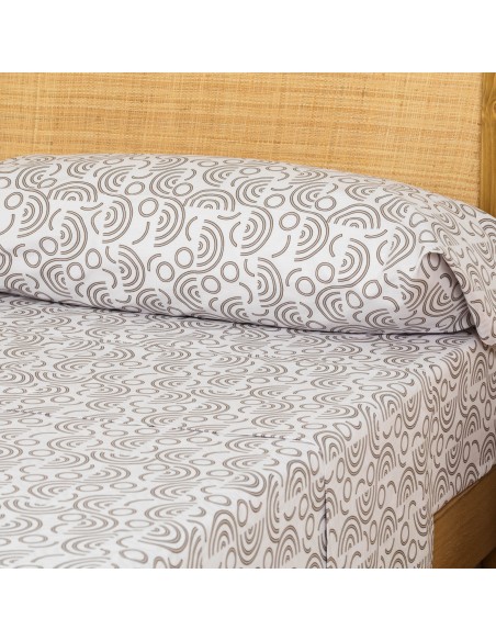 Set di lenzuola cotone Rubeus grigio Set di lenzuola cotone Rubeus grigio