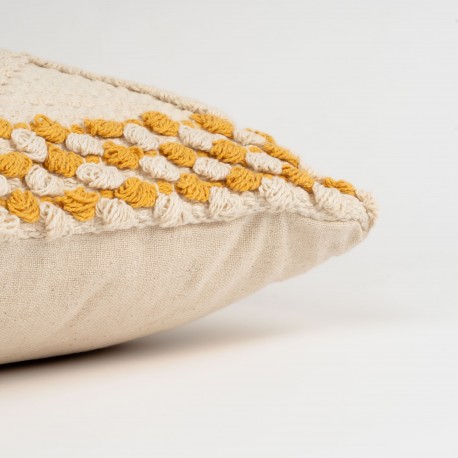 Cuscino quadrato cotone Basette 45x45 - federa + imbottitura