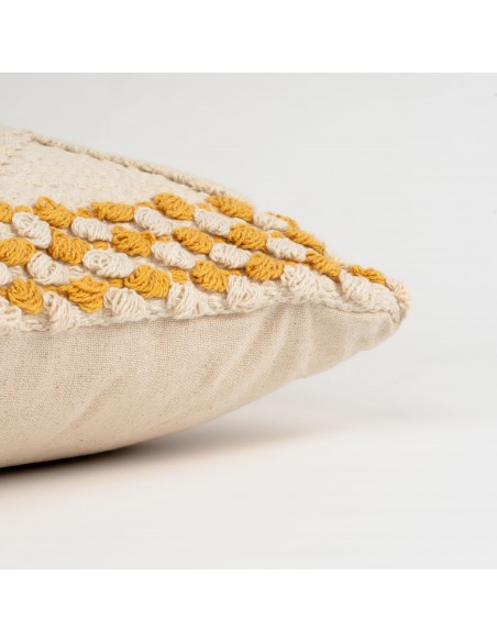 Cuscino quadrato cotone Basette 45x45 - federa + imbottitura Cuscino quadrato cotone Basette 45x45 - federa + imbottitura