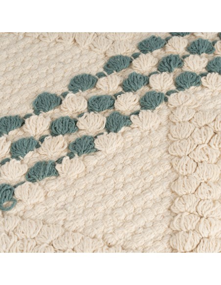 Cuscino quadrato cotone Basette 45x45 - federa + imbottitura Cuscino quadrato cotone Basette 45x45 - federa + imbottitura