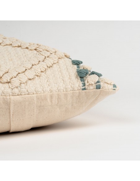 Cuscino quadrato cotone Basette 45x45 - federa + imbottitura Cuscino quadrato cotone Basette 45x45 - federa + imbottitura