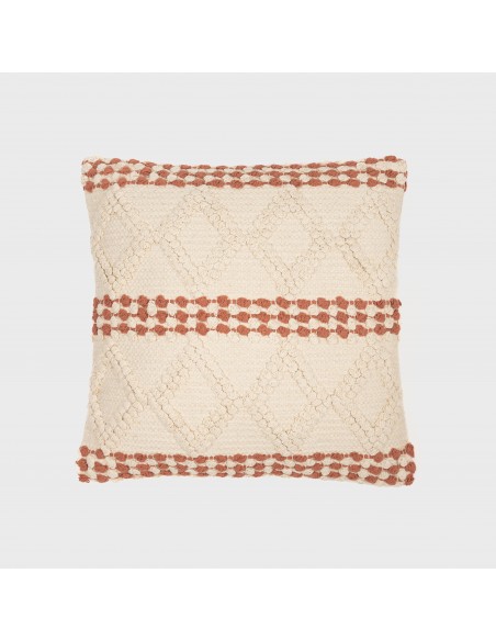 Cuscino quadrato cotone Basette 45x45 - federa + imbottitura Cuscino quadrato cotone Basette 45x45 - federa + imbottitura