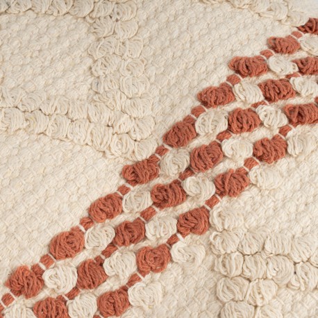 Cuscino quadrato cotone Basette 45x45 - federa + imbottitura