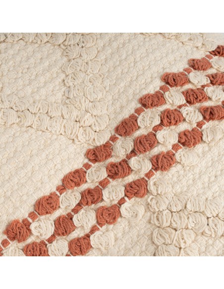 Cuscino quadrato cotone Basette 45x45 - federa + imbottitura Cuscino quadrato cotone Basette 45x45 - federa + imbottitura