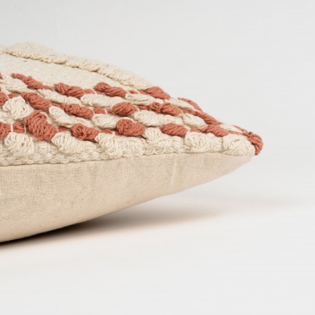 Cuscino quadrato cotone Basette 45x45 - federa + imbottitura